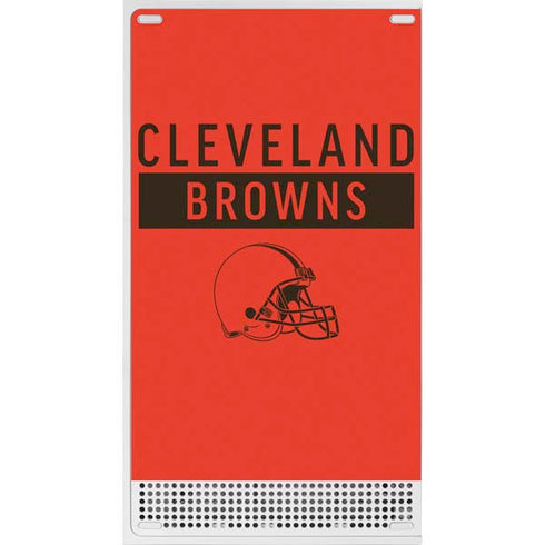 NFL Cleveland Browns Orange Performance Series Xbox Series S Console Skin